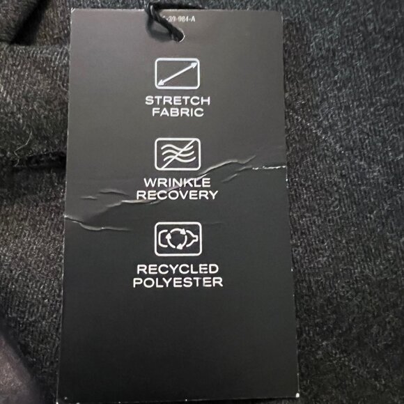 NWT! RTL $200 J Ferrar Mens 40SH Charcoal Sport Coat Jacket Slim Ultra Comfort - Picture 10 of 11